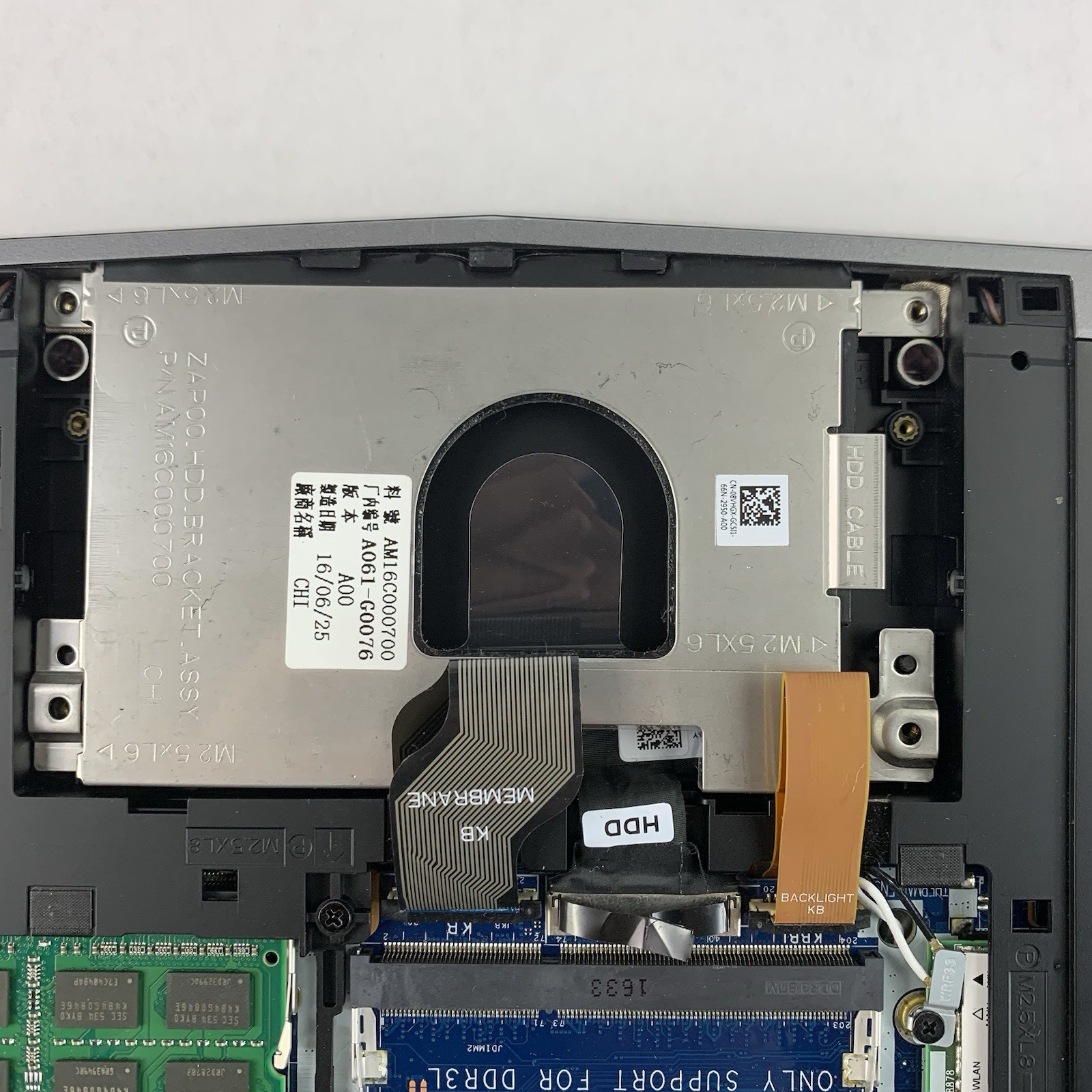 Alienware 13 R2 P56G 13.3” Laptop i7-6500U 2.5 GHz 8 GB Ram No OS/HDD/AC