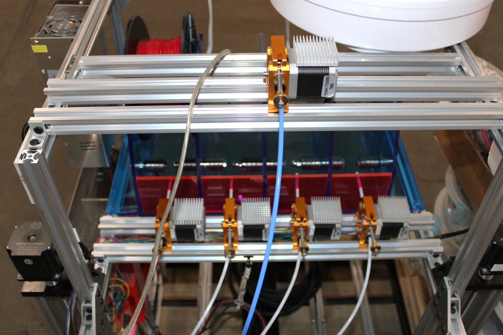 3D Printer Machine with multiple spools – See images-Needs new Heat-bed