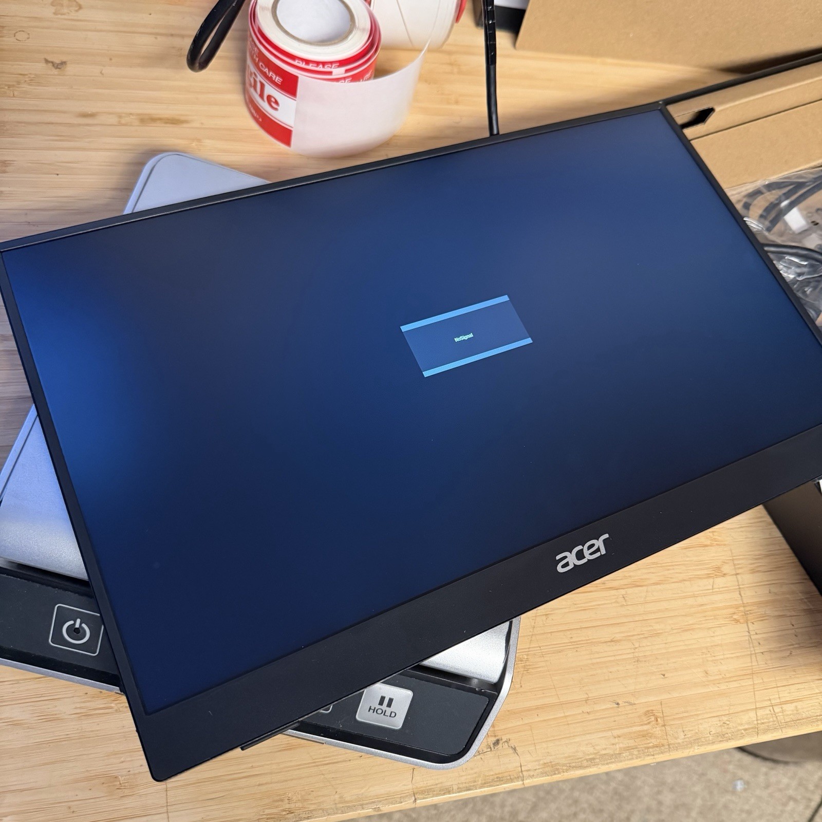 Acer 15.6″ Portable Monitor, Full HD (1920×1080), 60Hz, Black, PM161Q