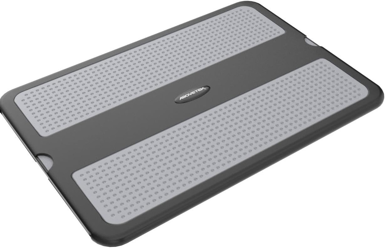 Portable Laptop Lap Desk W/Retractable Left/Right Mouse Pad Tray, Non-Slip Heat