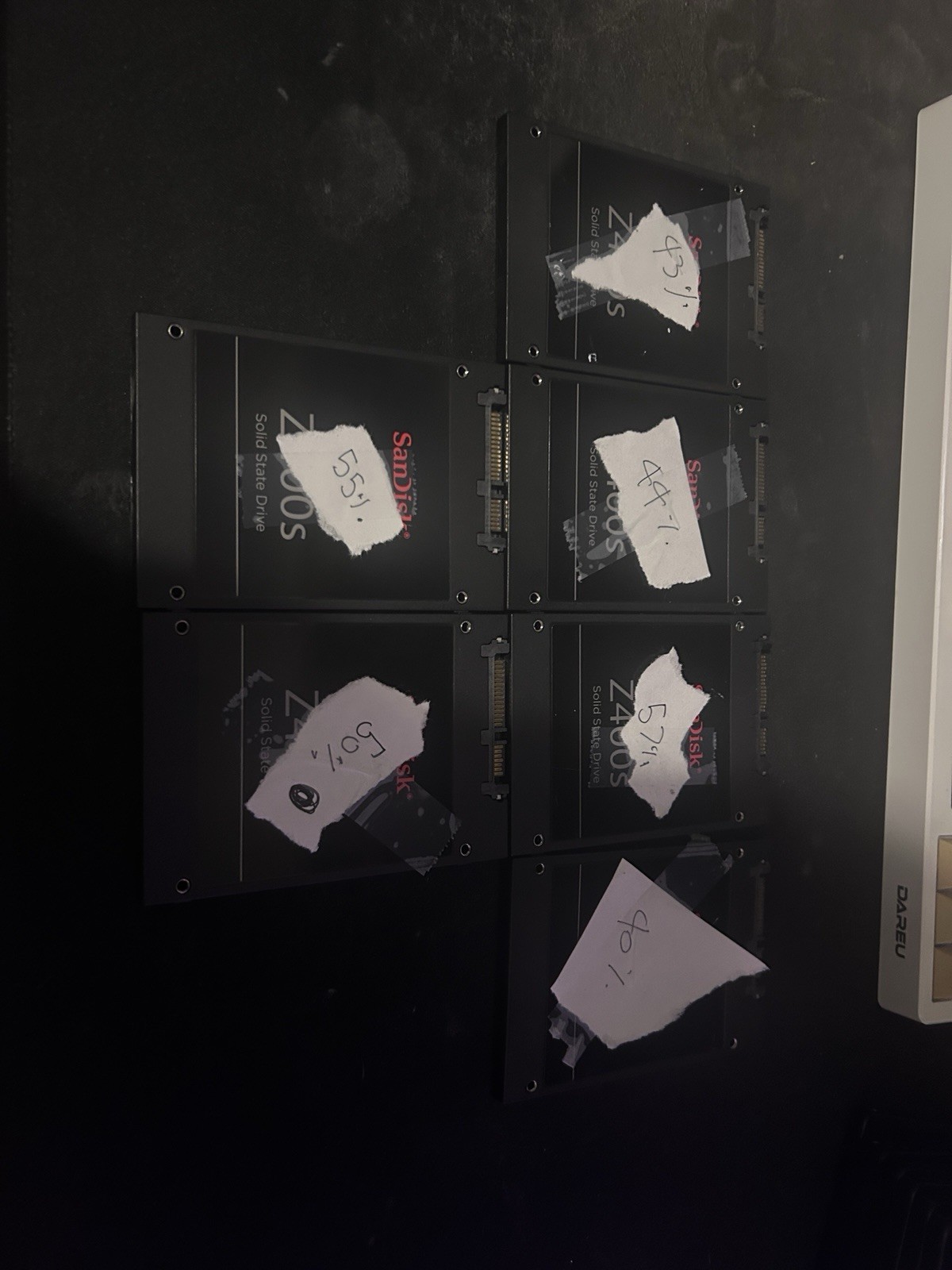 SanDisk z400s Lower Health SSDs