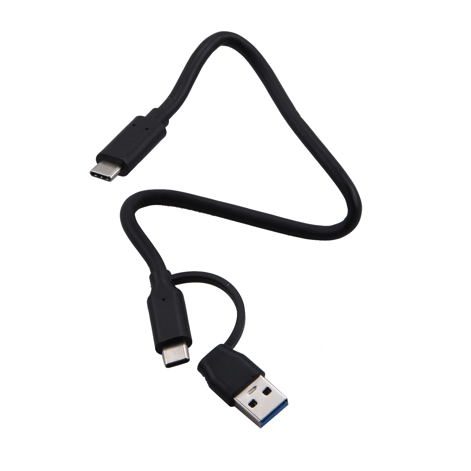 10Gbps Mobile External SSD Adapter Case 2 In 1 Design M.2 NVMe SSD&USB Hub