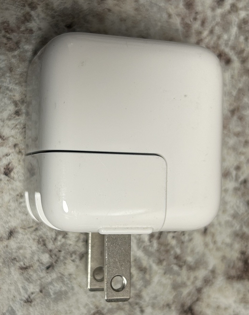 Lot of 2 Genuine OEM Apple 12W Single USB Wall Chargers Power Adapters