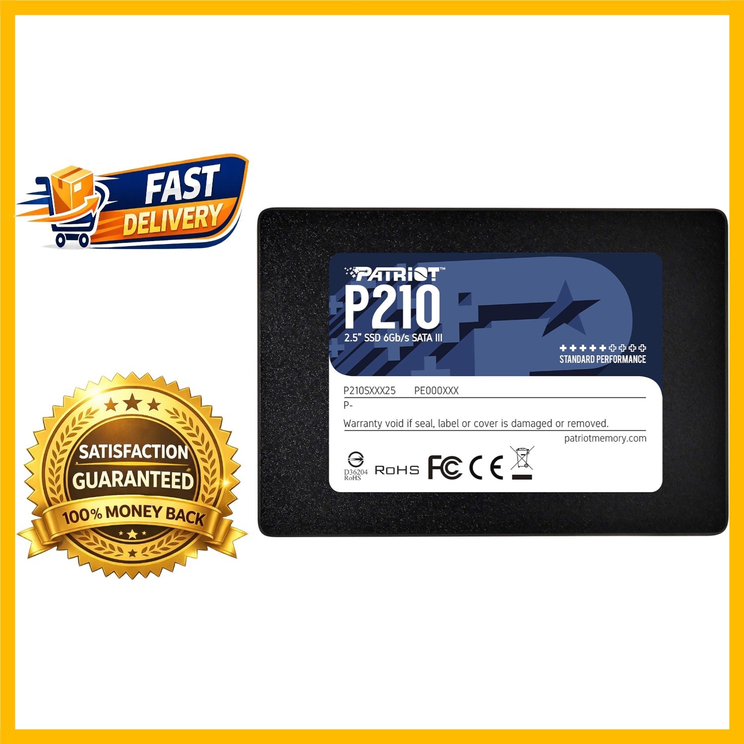 Upgrade with Patriot 128GB SATA 3 SSD – 450MB/s Read Speed for Instant Boost