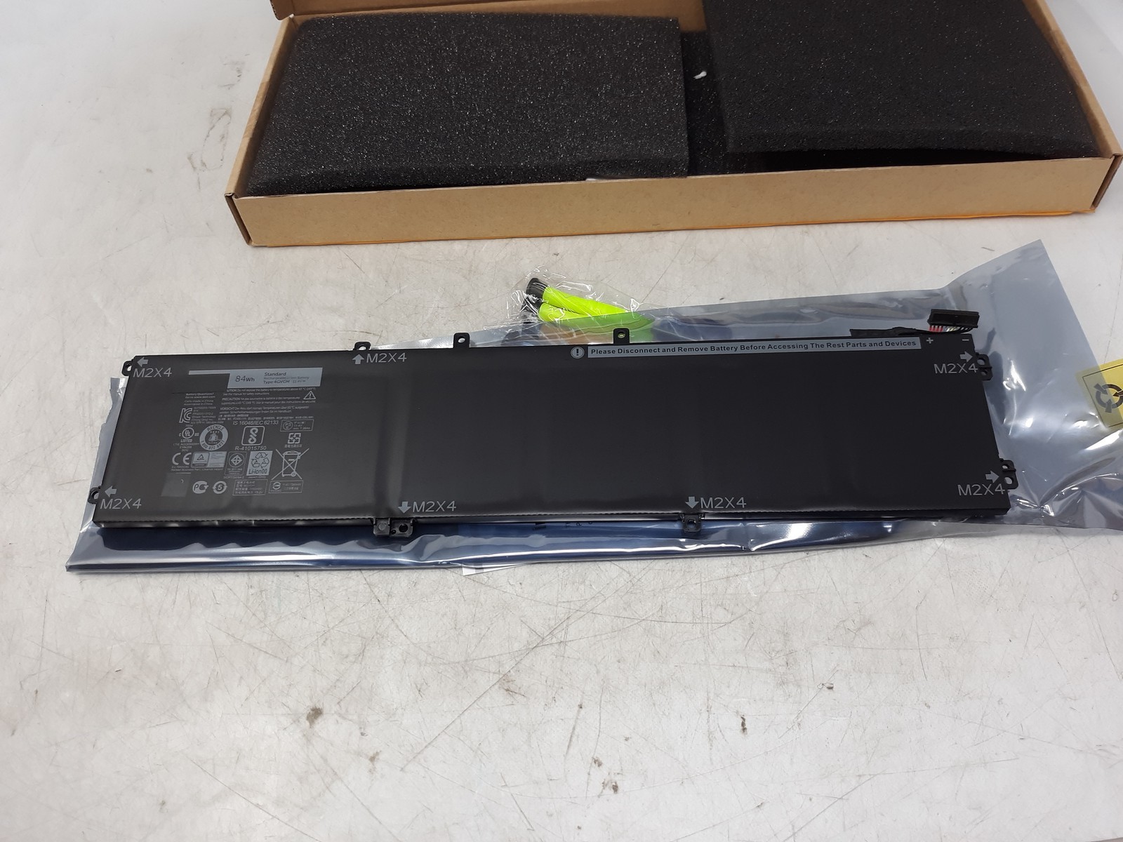 Dell 4GVGH 11.4V 84Wh 6-Cell Laptop Battery