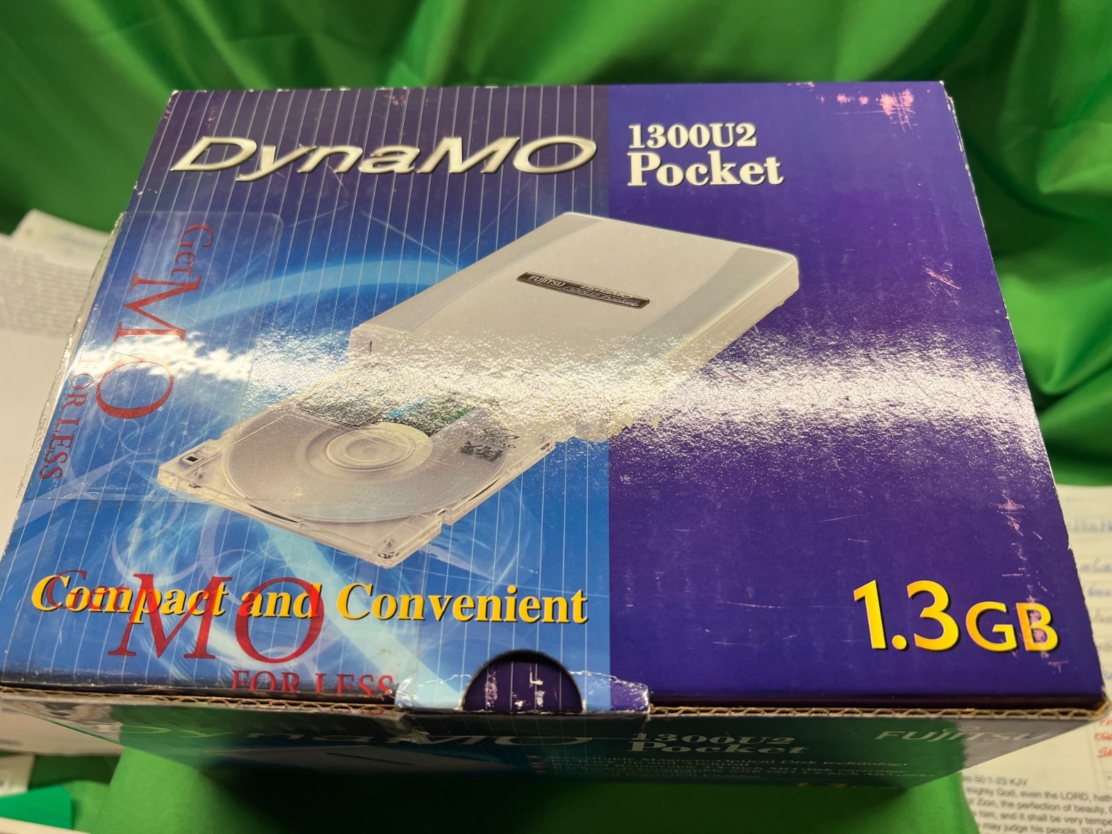 Fujitsu DynaMO 1300U2 Pocket NEW!! DMO13PT2S External MO Drive 1.3GB NEW!!