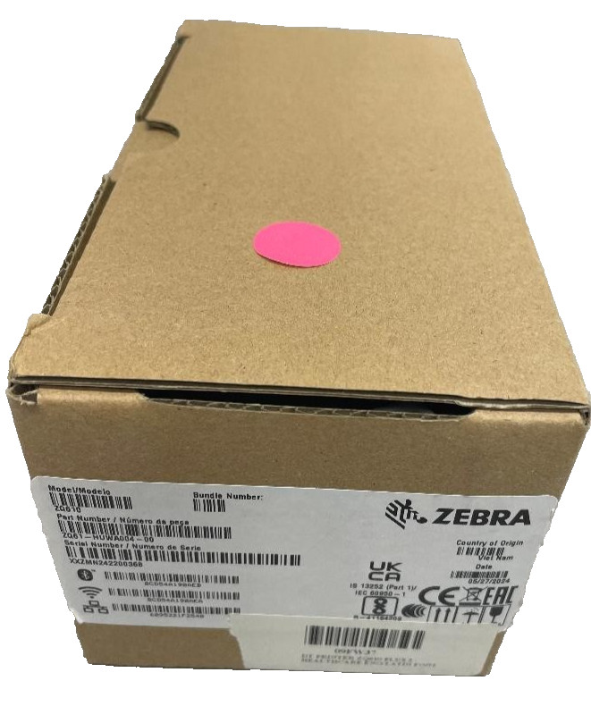 NEW ZEBRA ZQ610 ZQ61-HUWA004-00 PORTABLE THERMAL PRINTER BATTERY WIFI BLUETOOTH