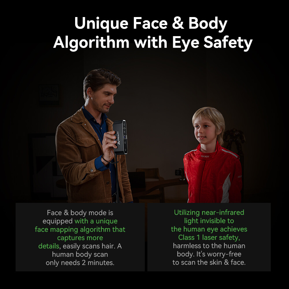 Creality 3D Scanner Otter Handheld 0.02mm 20FPS Full-Color Scan with Scan Bridge