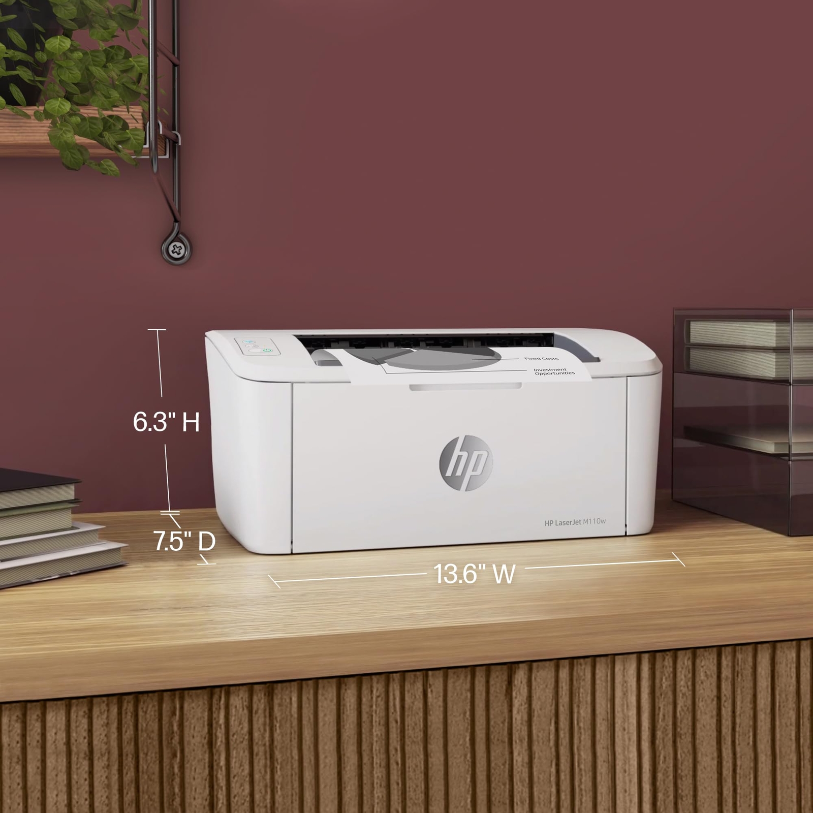 HP LaserJet M110w Wireless Black & White Printer
