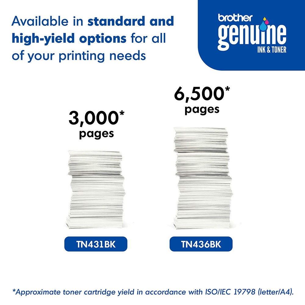 Brother Super High-yield Toner Cartridge, Black, Yields approx. 6,500 pages