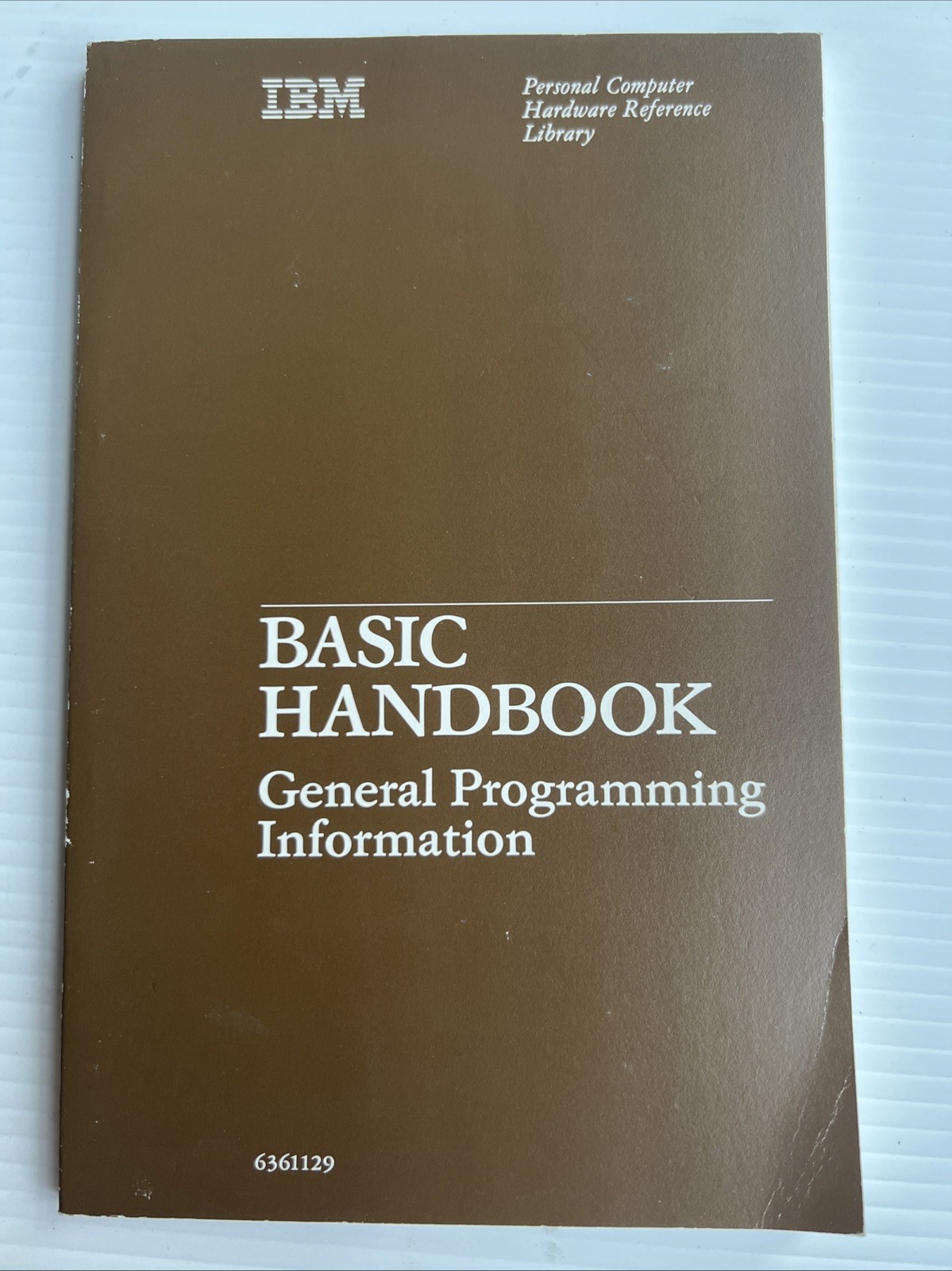 IBM Personal Computer BASIC Handbook 1984 Vintage PC General Programming Info