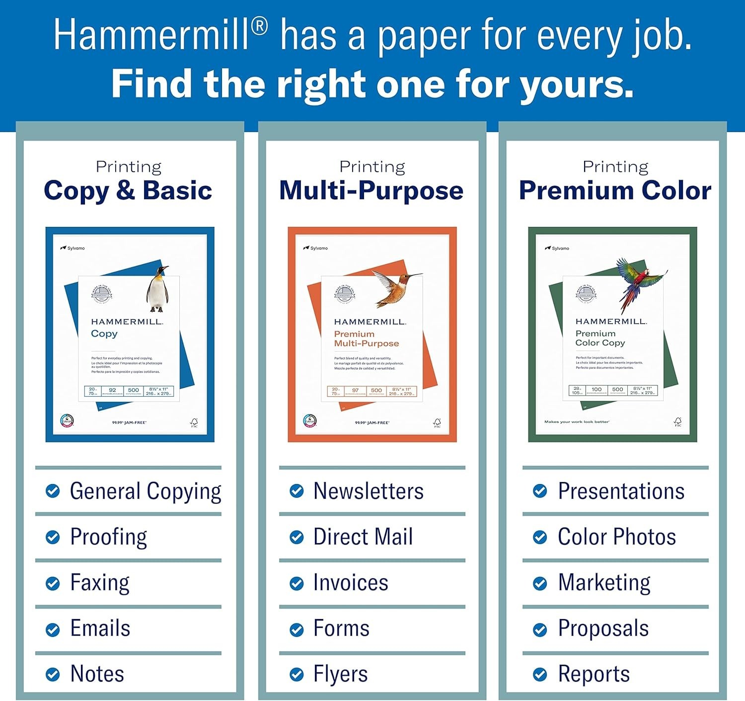High-Quality 32 lb Color Copy Paper – 11 x 17 – 500 Sheets, Eco-Friendly