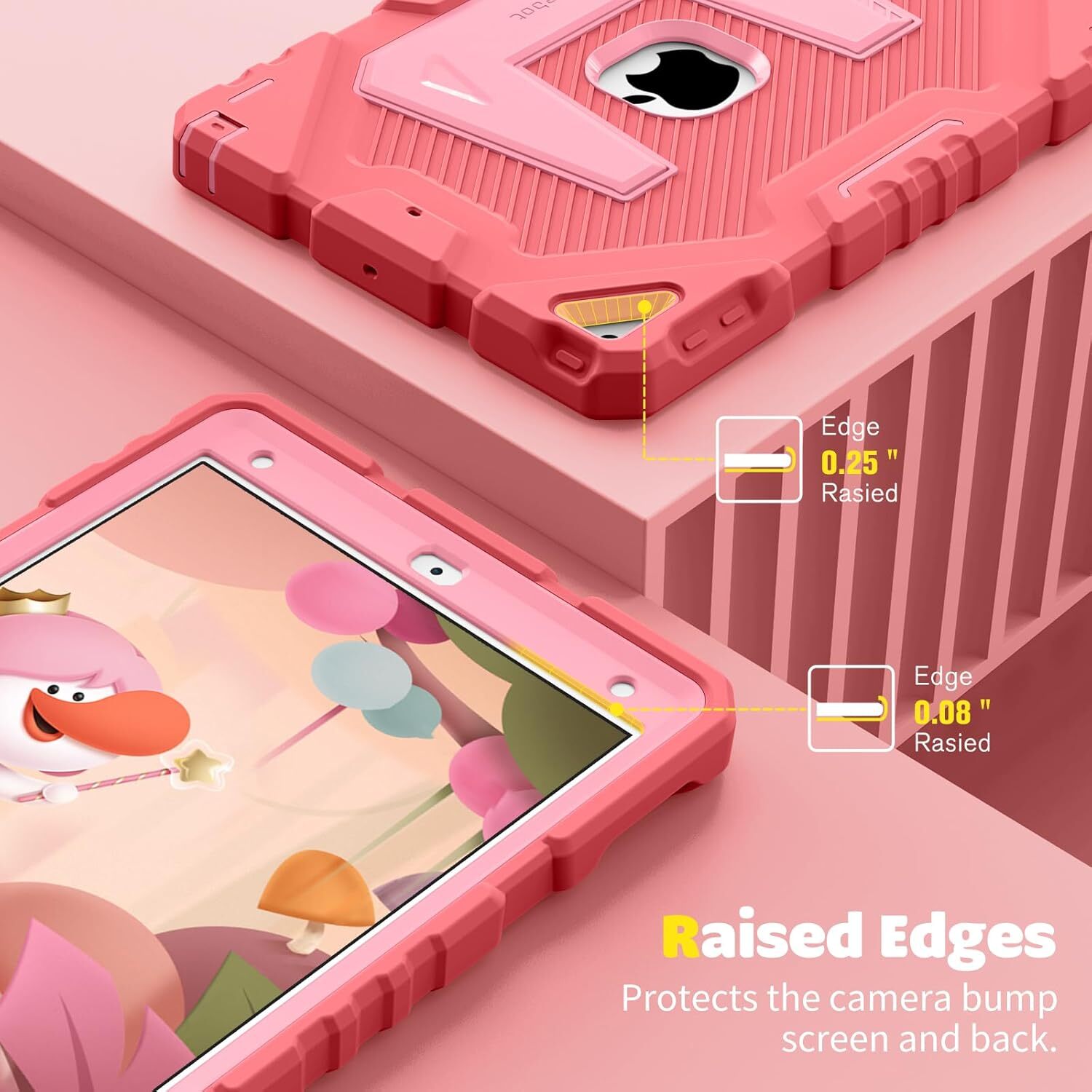 Shockproof Kids Case for iPad 9th 8th 7th Gen 10.2″ Fully-Body Heavy Duty Cover