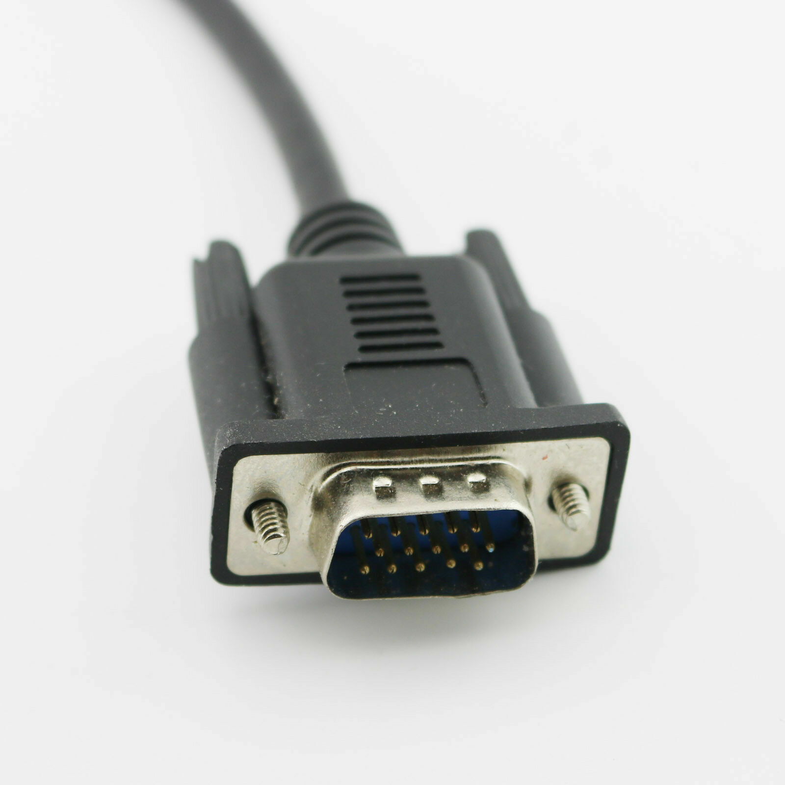 1pc HD 15Pin VGA D-Sub DB15 Short Video Cable Cord Male to Male for Monitor 30cm