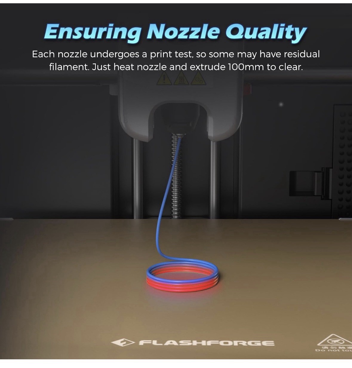 Flashforge Adventurer 5M Nozzle 0.25, 280 Degrees, High Flow Printing, 3mm3/s