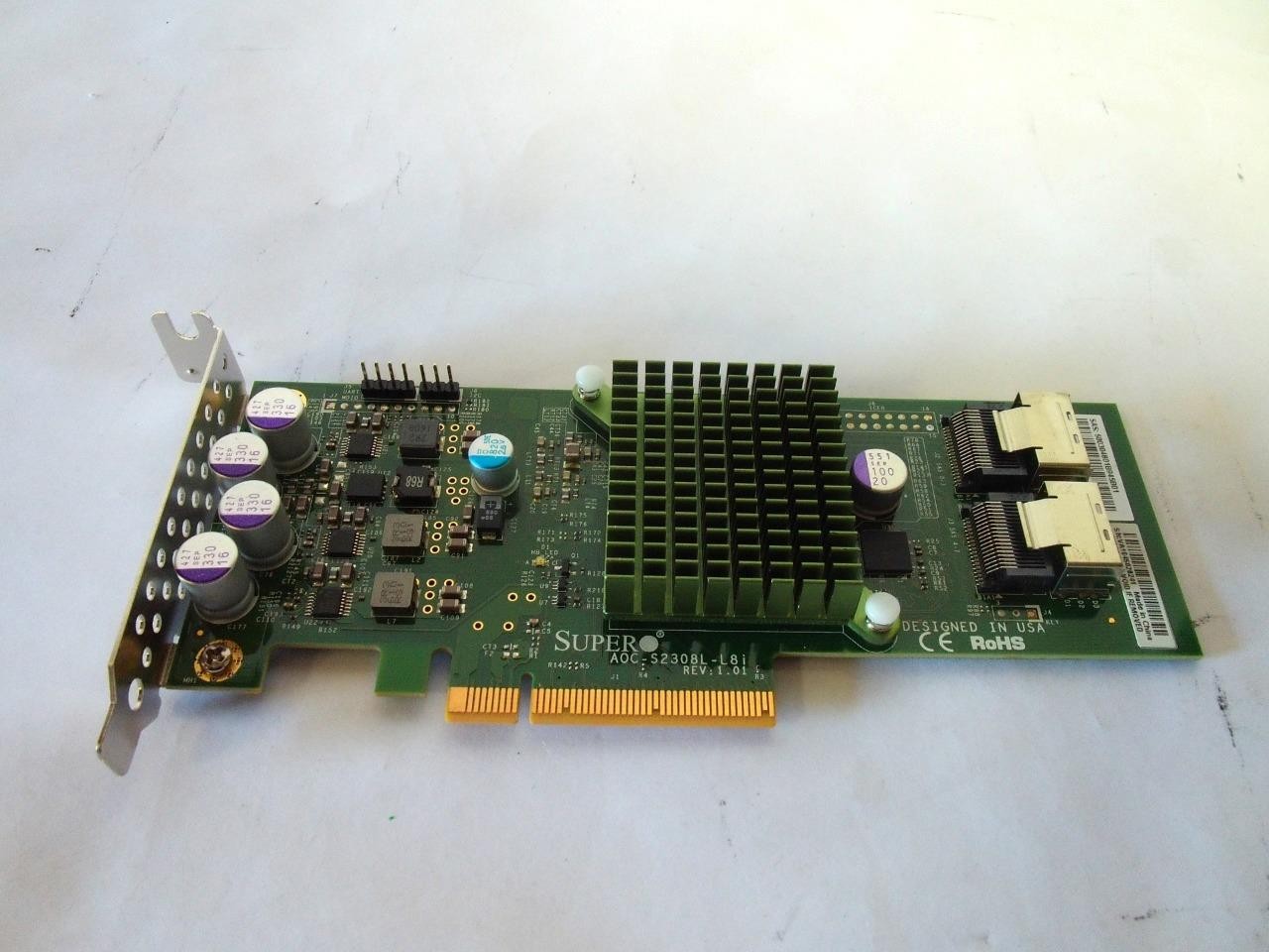 Supermicro AOC-S2308L-L8i 6Gb/s 8-Port SAS/SATA HBA PCIe 3.0 Controller Card