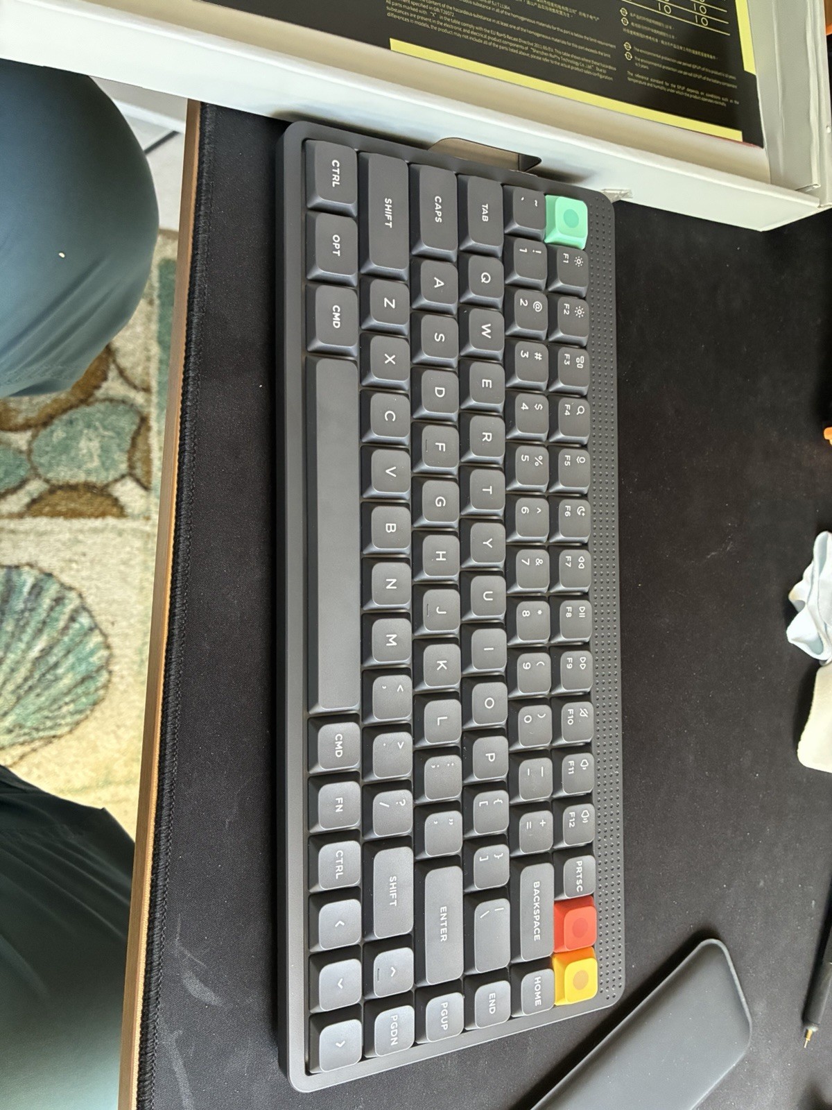 NuPhy Node 75 Wireless Mechanical Keyboard – Gray, Brown Nano Switch