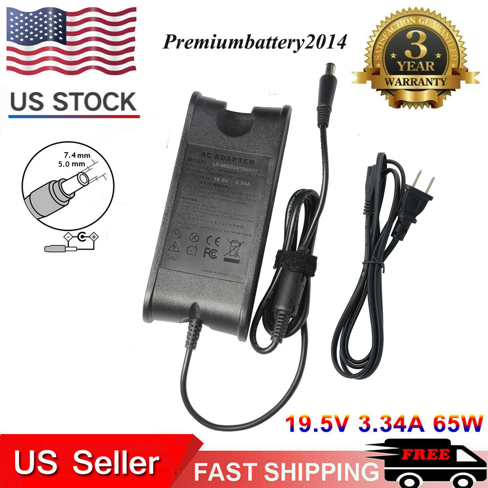 Charger For Dell Latitude D600 D610 D620 D630 E4300 E6400 E6410 E6500 AC Adapter