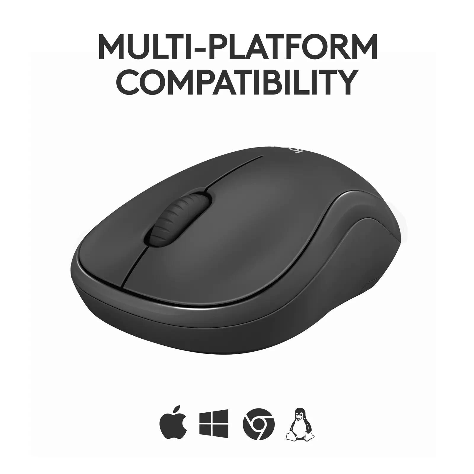 Logitech – M240 Silent Wireless Ambidextrous Mouse – Graphite