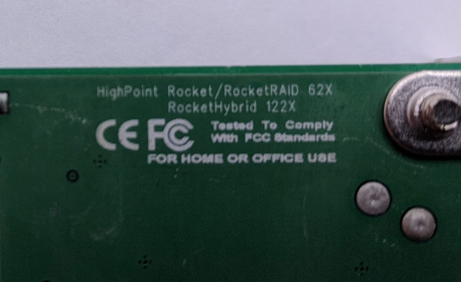 HighPoint Rocket/RocketRAID 62X RocketHybrid 122X Dual Port SATA Host Adapter