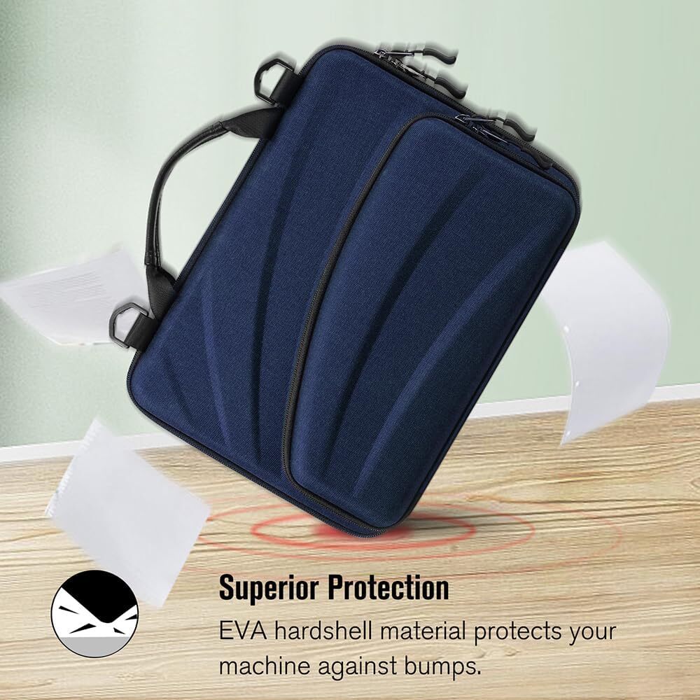 11.6 Inch Chromebook Sleeve Case Briefcase Shoulder Bag with Accessory Pouch