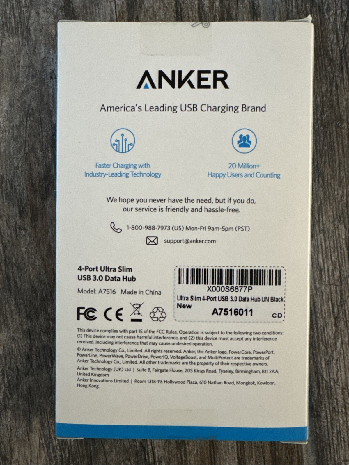 Anker AK-A7516012 4-Port USB 3.0 Data Hub
