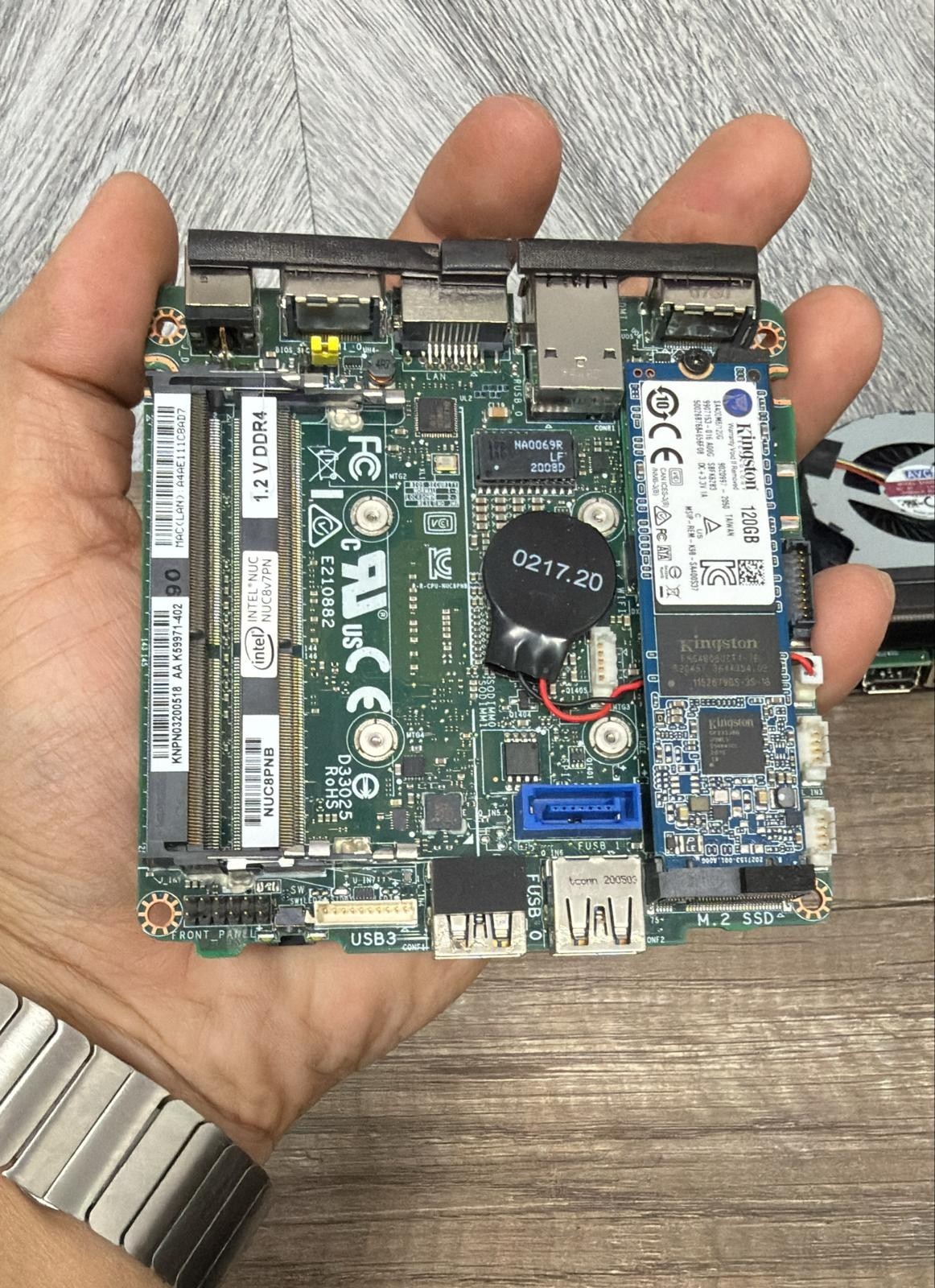 i7-8 GEN PROCESSOR – Intel NUC NUC8v7PN CPU: i7-8665U Storge: Kingston 120GB SS
