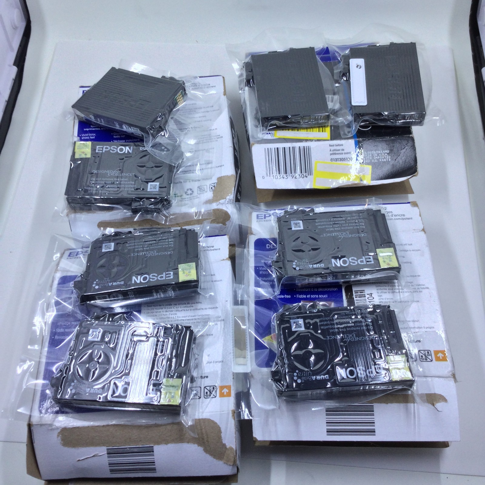 LOT OF 4 Epson 288 2pk Ink Cartridges – Black (T288120-D2) OPEN BOX