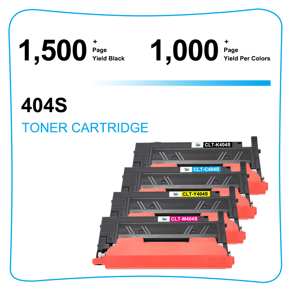 4x CLT-404S Toner Cartridge Set For Samsung 404S K404S Xpress C480FW C480W C430W
