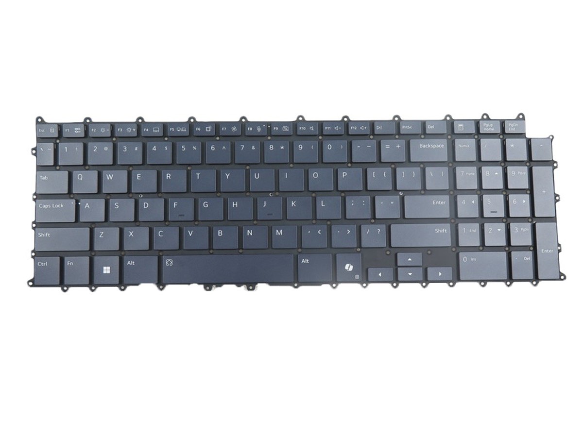 Laptop Keyboard For LG 17Z90TR United Kingdom UK With AI Blue New