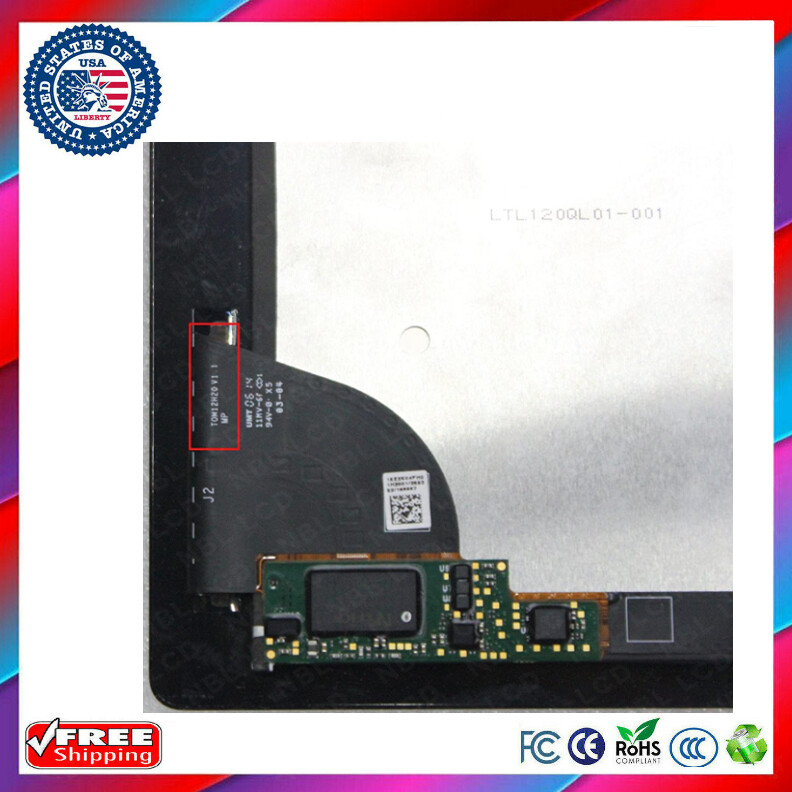 for Microsoft Surface Pro 3 1631 LCD Touch Screen 40Pin 2160×1440 Assembly 12.0″