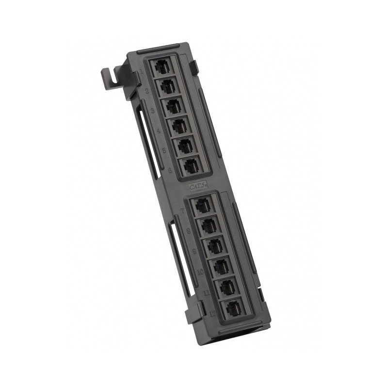 Platinum Tools 650-12C5 12 Port Cat5e Non-Shielded Patch Panel