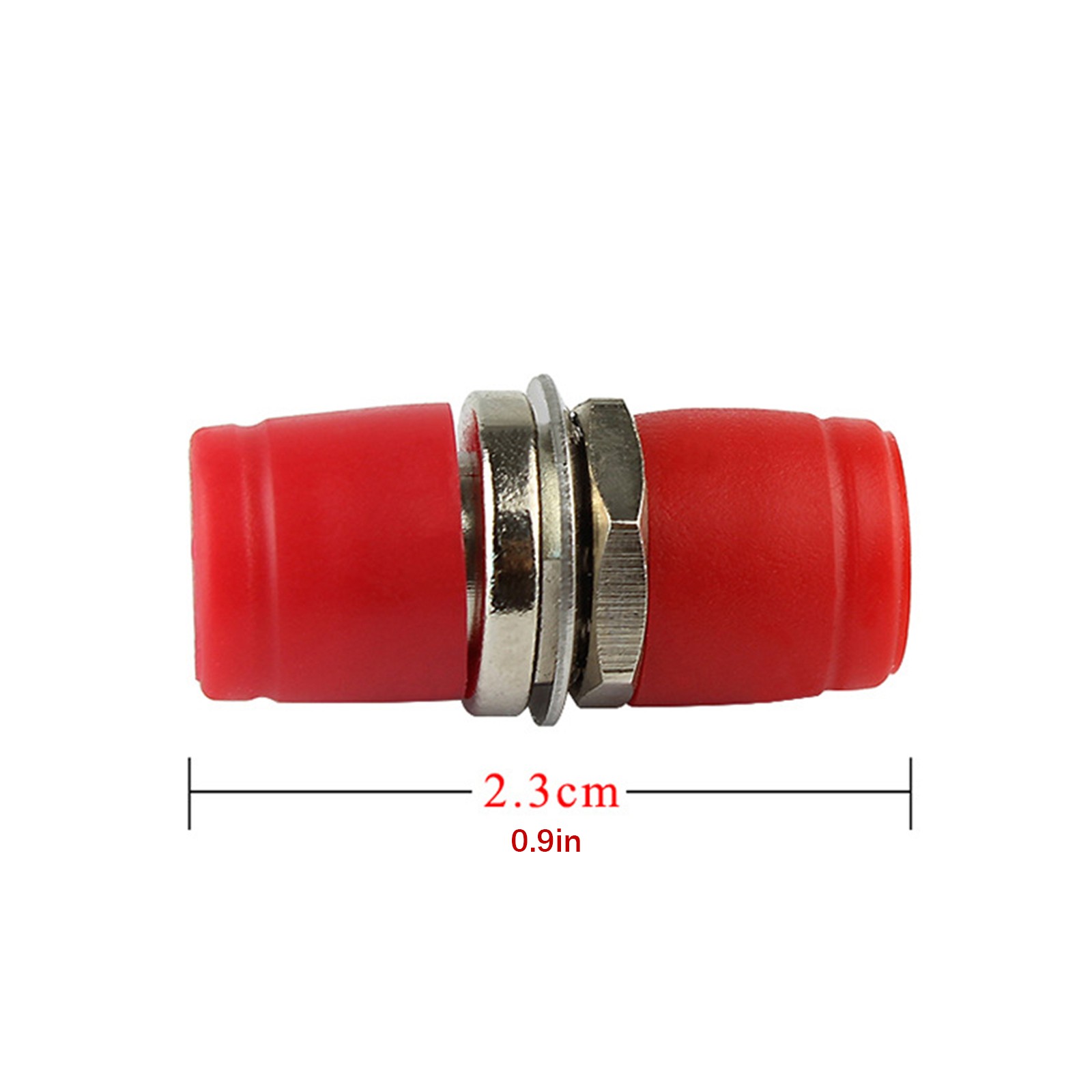 10 Pcs Fiber Optic FC-FC/APC Adapter Coupler Connector Female to Female H