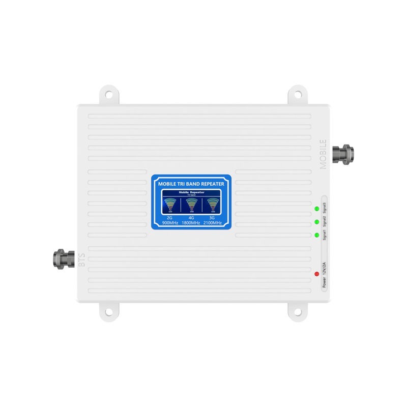 Mobile Triband 900/1800/2100 Signal Repeater GSM/LTE/WCDMA Signal Amplifier