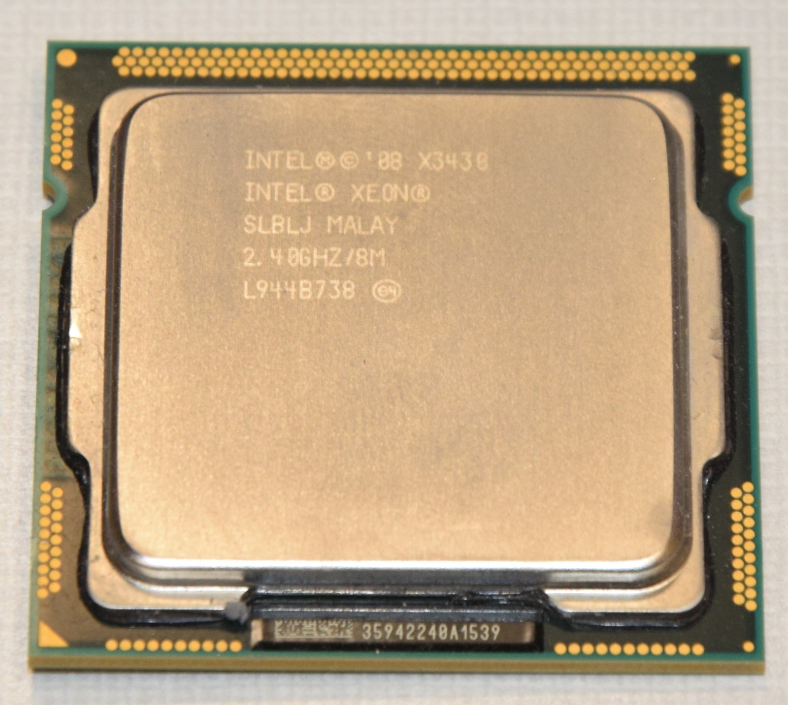 Intel Xeon X3430 SLBLJ Quad Core CPU Processor 2.4GHz 8MB Smart Cache LGA 1156