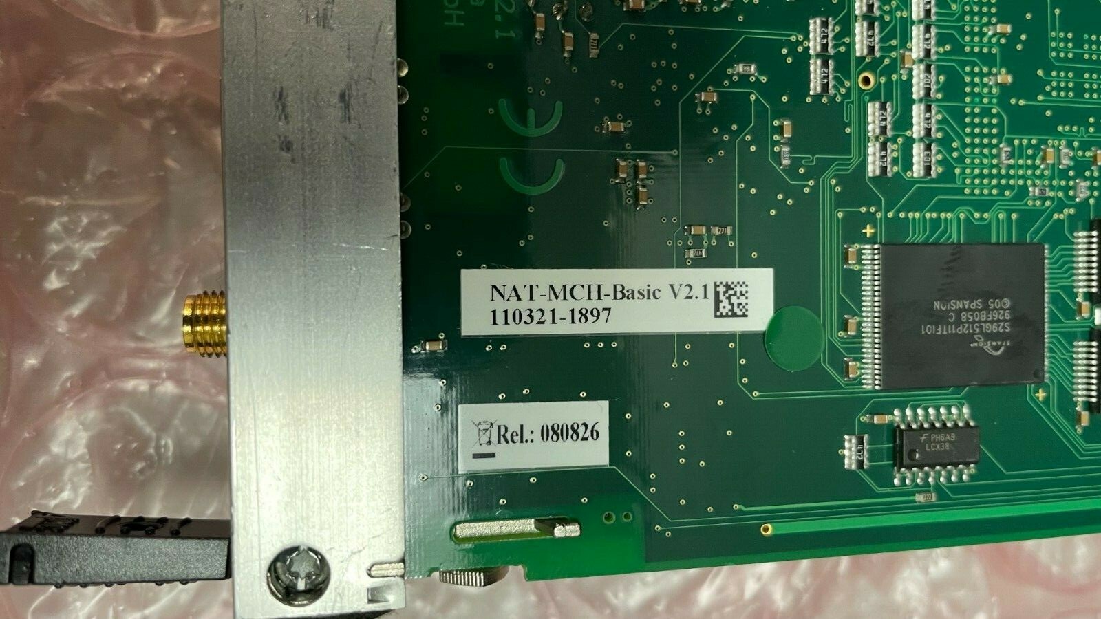 N.A.T. MCH-SRIO V1.3 (110813-0555) & NAT-MCH-BASIC V2.1 CARD (110321-1897)