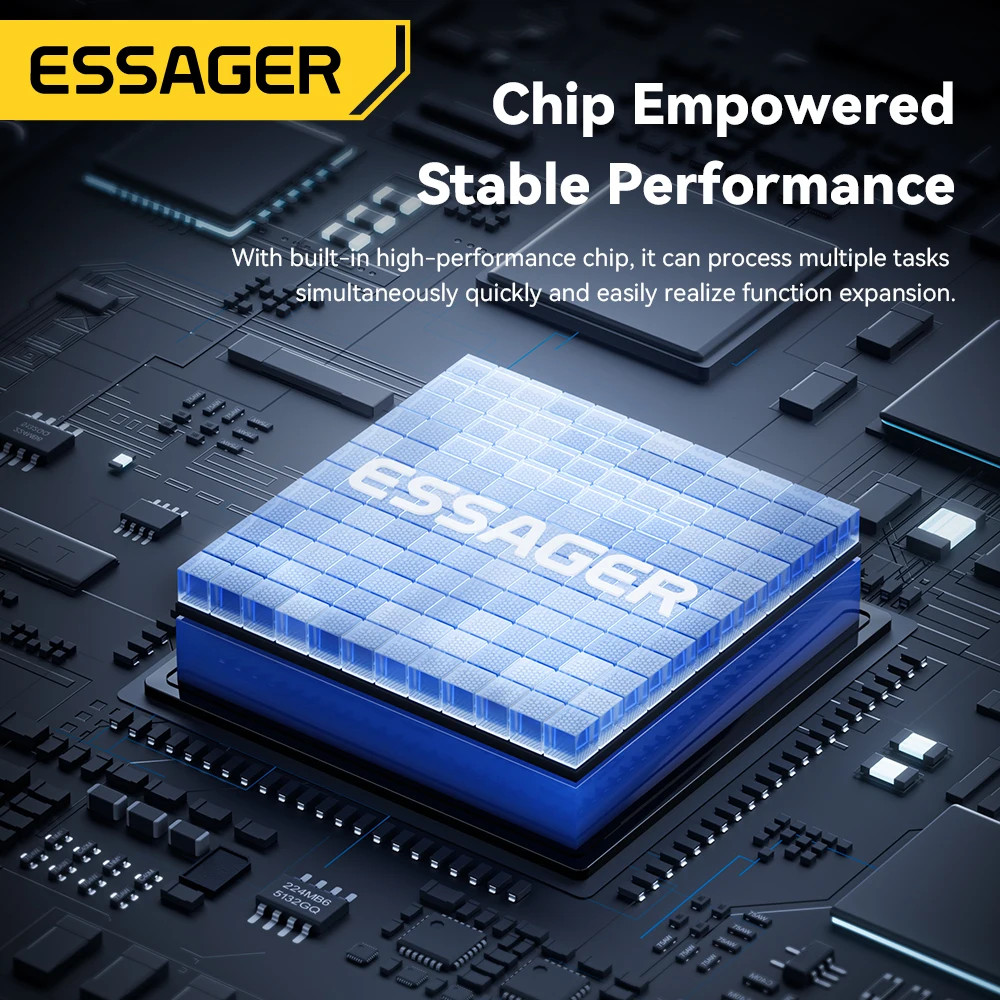 7 in 1 USB 3.0 Hub Extender 5Gbps High Speed USB Splitter Adapter for PC Laptop