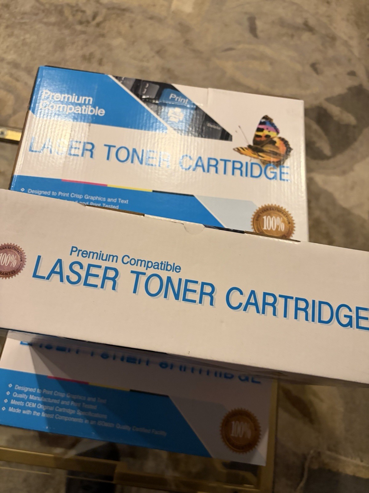 Lot of 6 Premium Compatible Brother TN850 (TN-850) Laser Toner Cartridges.