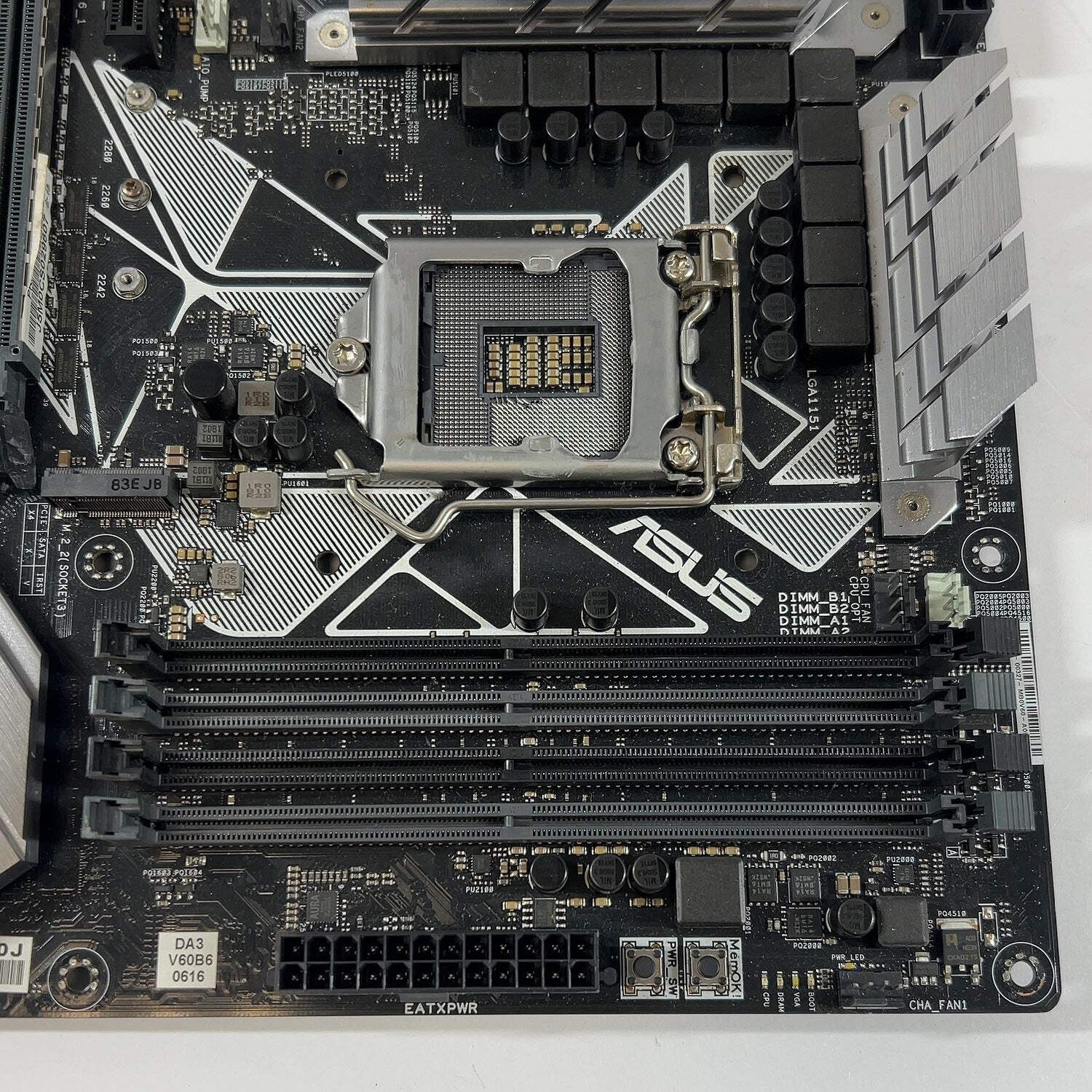 Broken Asus Prime Z370-A LGA 1151 ATX READ Intel DDR4 Motherboard