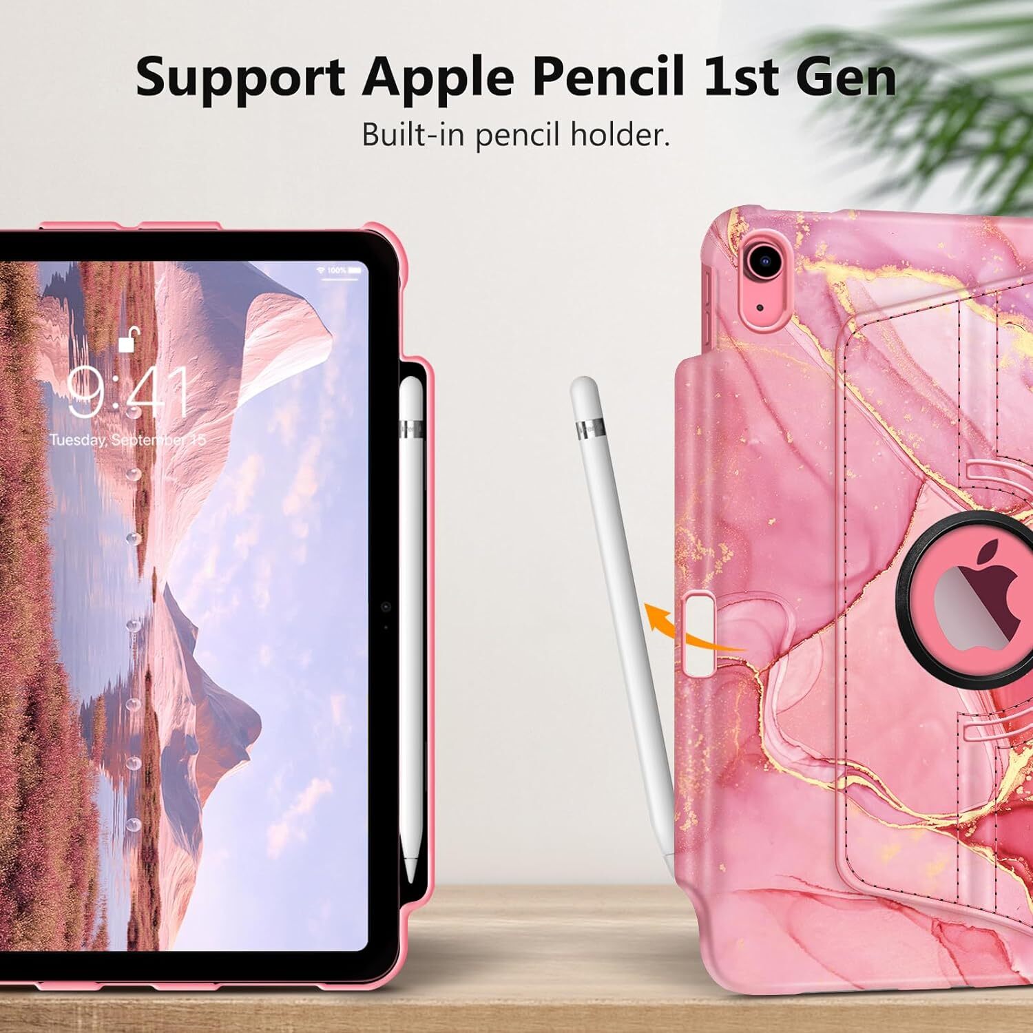 Rotating Case for iPad 10th Generation 10.9″ 2022 Swivel Stand Protective Cover