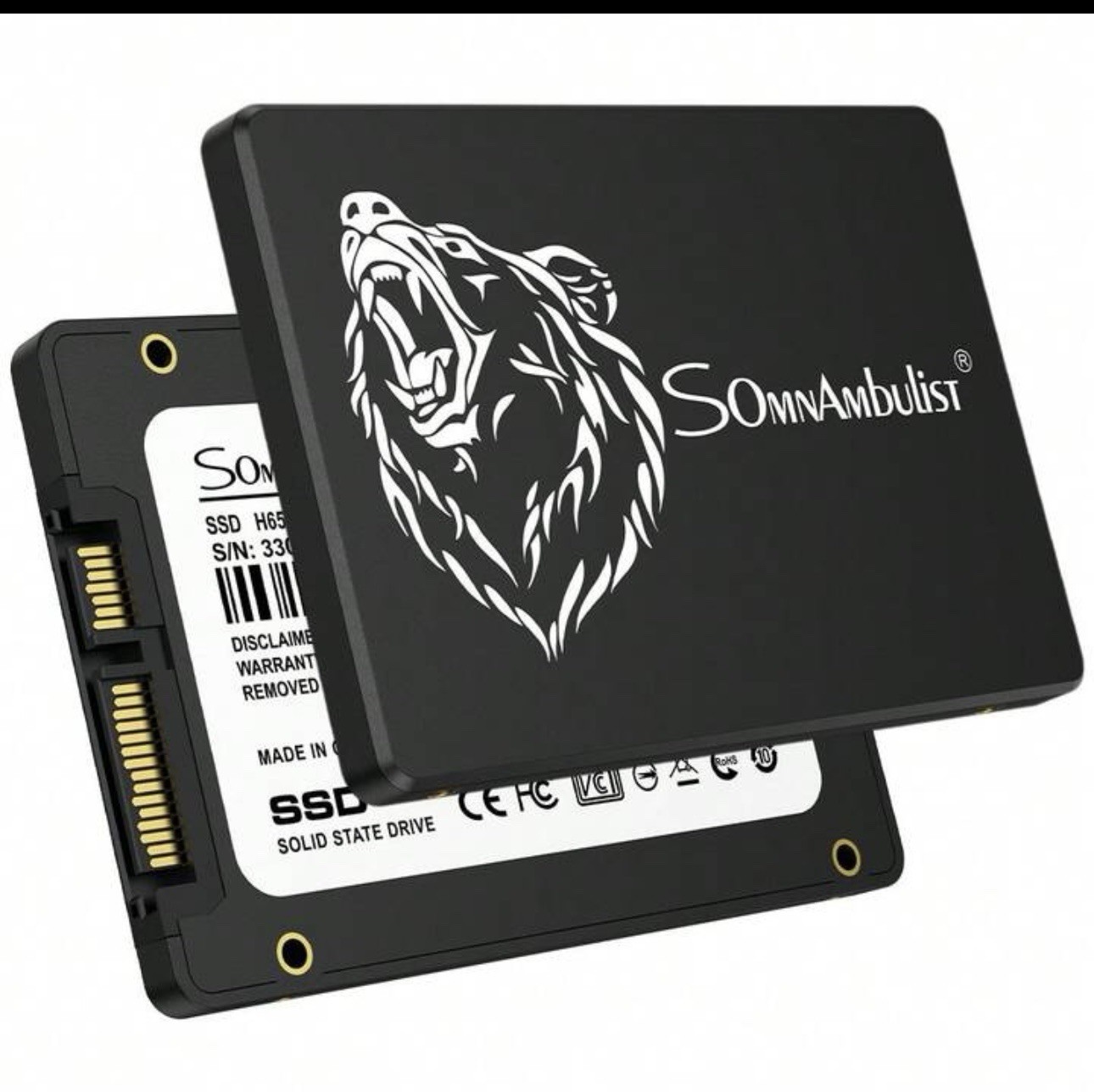 SomnAmbulist 2.5″ SATA III Internal SSD H653, 550MB/s Read, 450MB/s 256GB