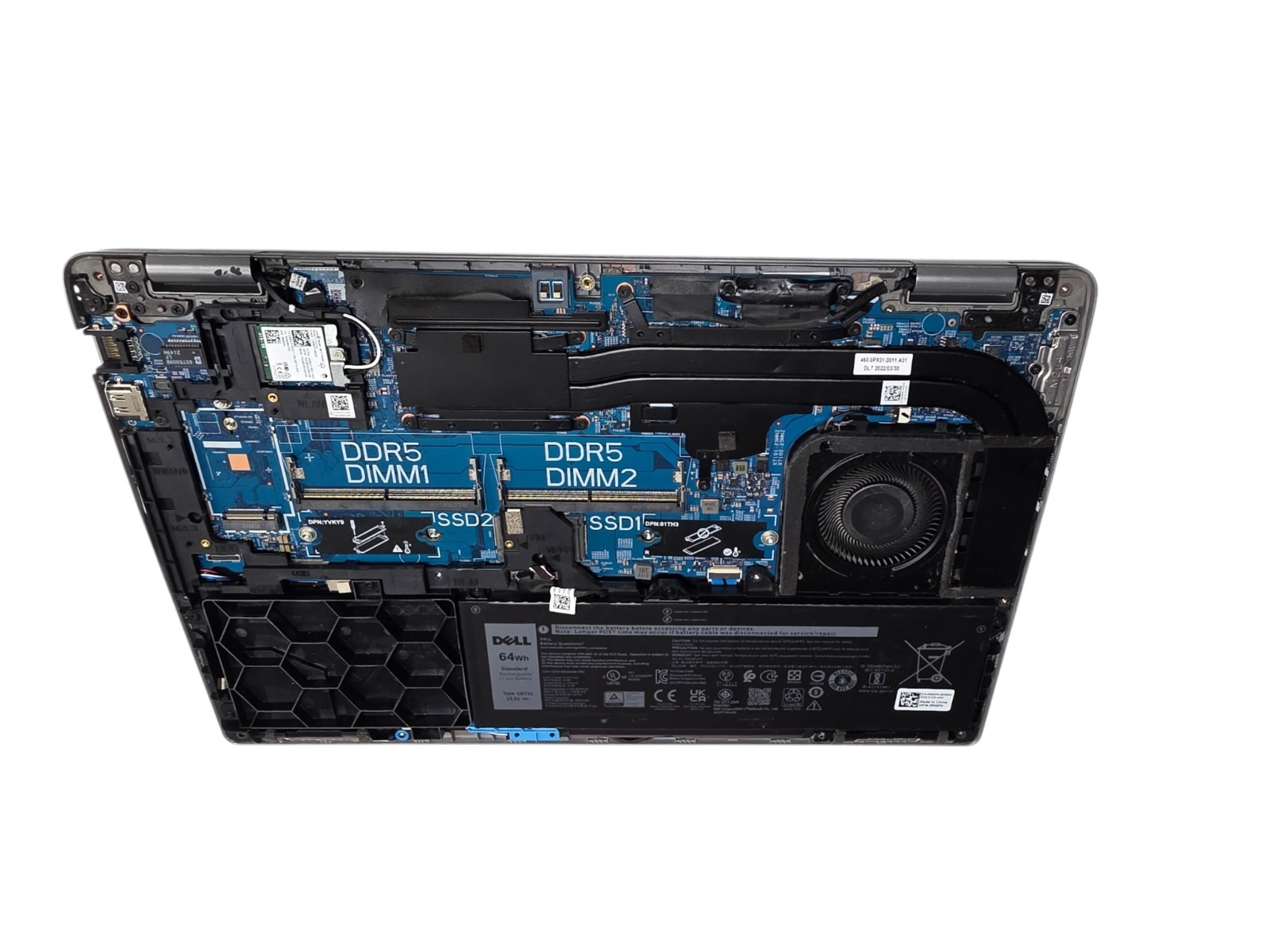 Dell Precision 3571 | CORE i7-12700H @ 2.30GHZ | NO RAM, NO SSD AS-IS FOR PARTS