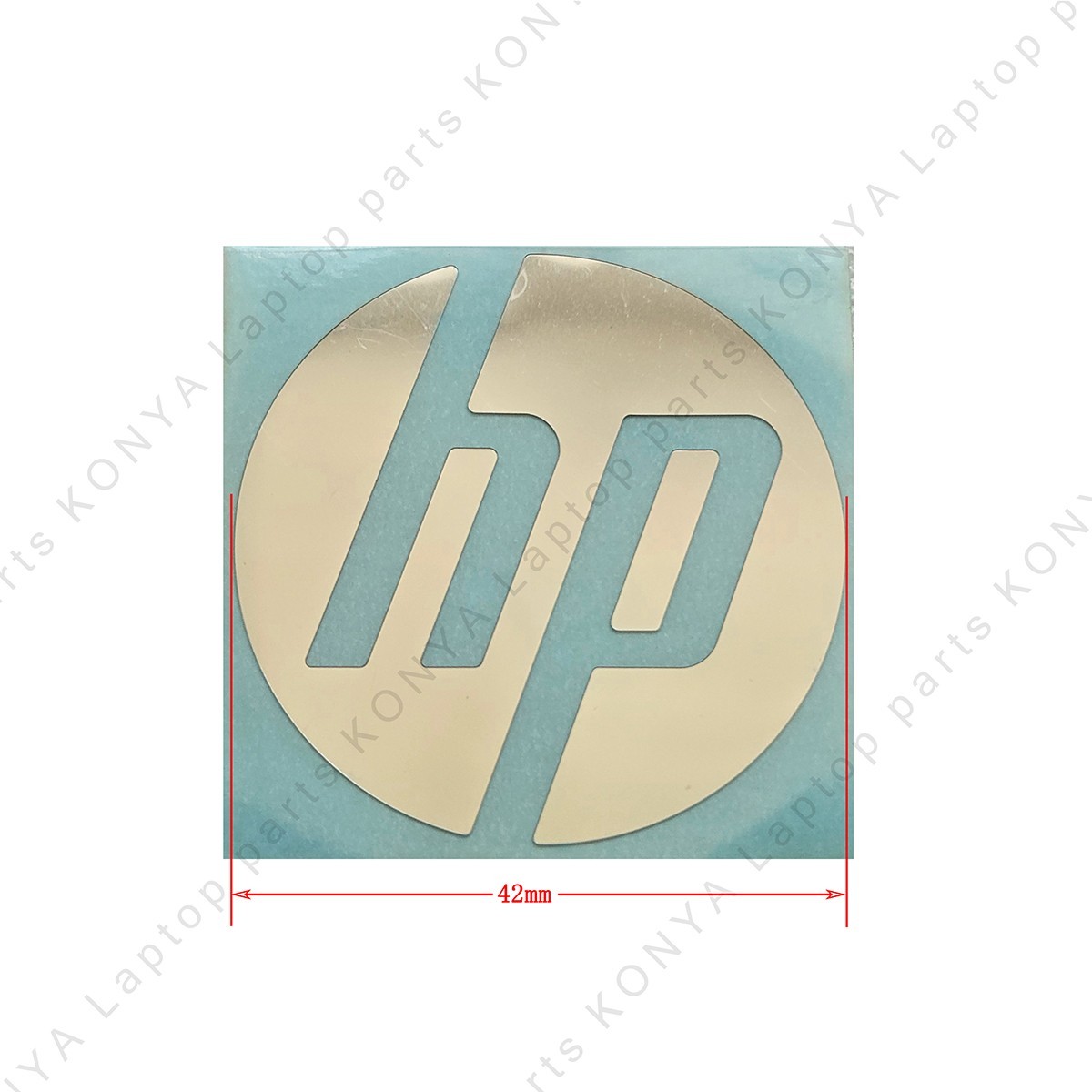 For HP Laptop LCD Cover LOGO Sticker Nameplate Plastic Version LOGO Silver Black