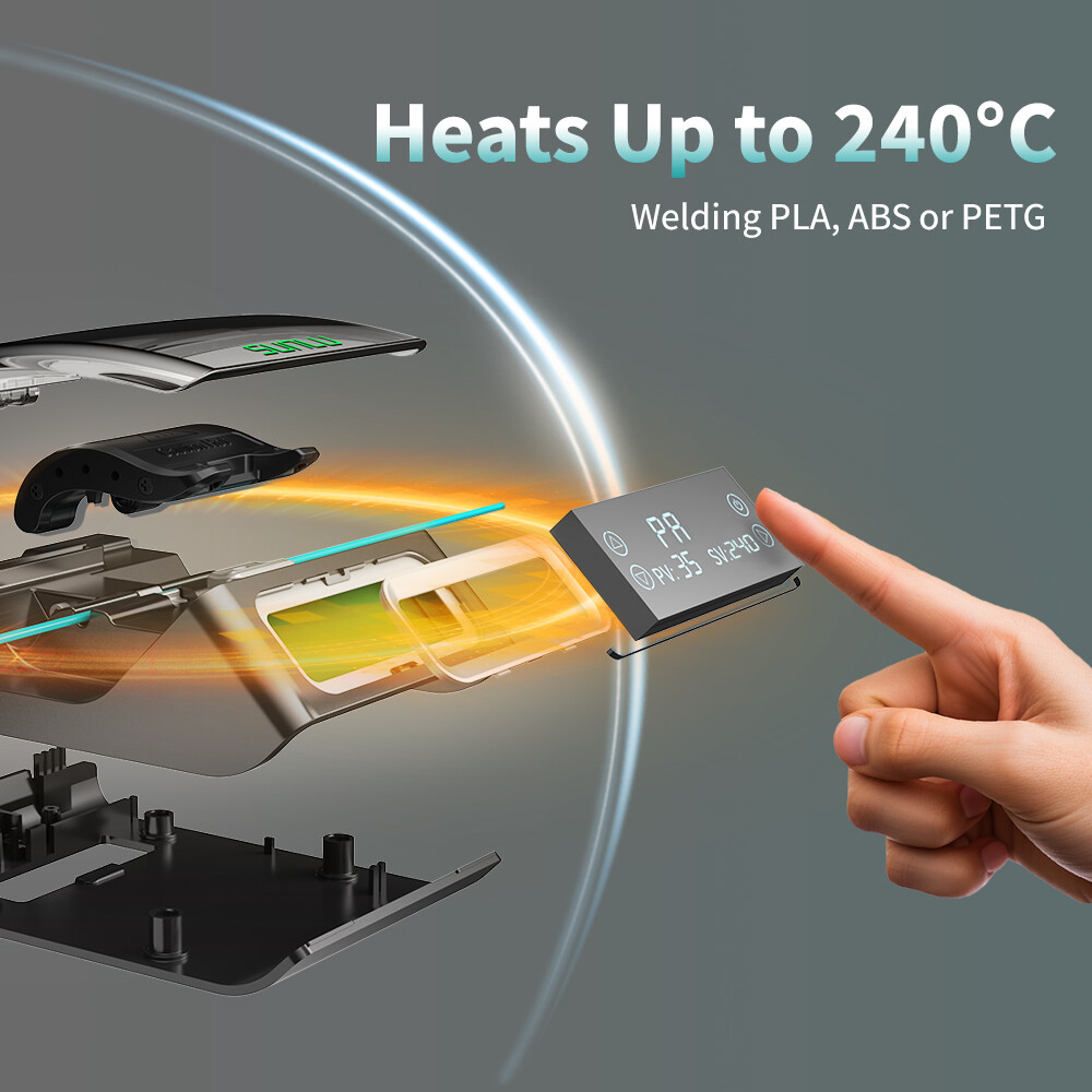 SUNLU Official Filament Connector,Up to 240°C,For 1.75mm PLA ABS PA PETG TPU