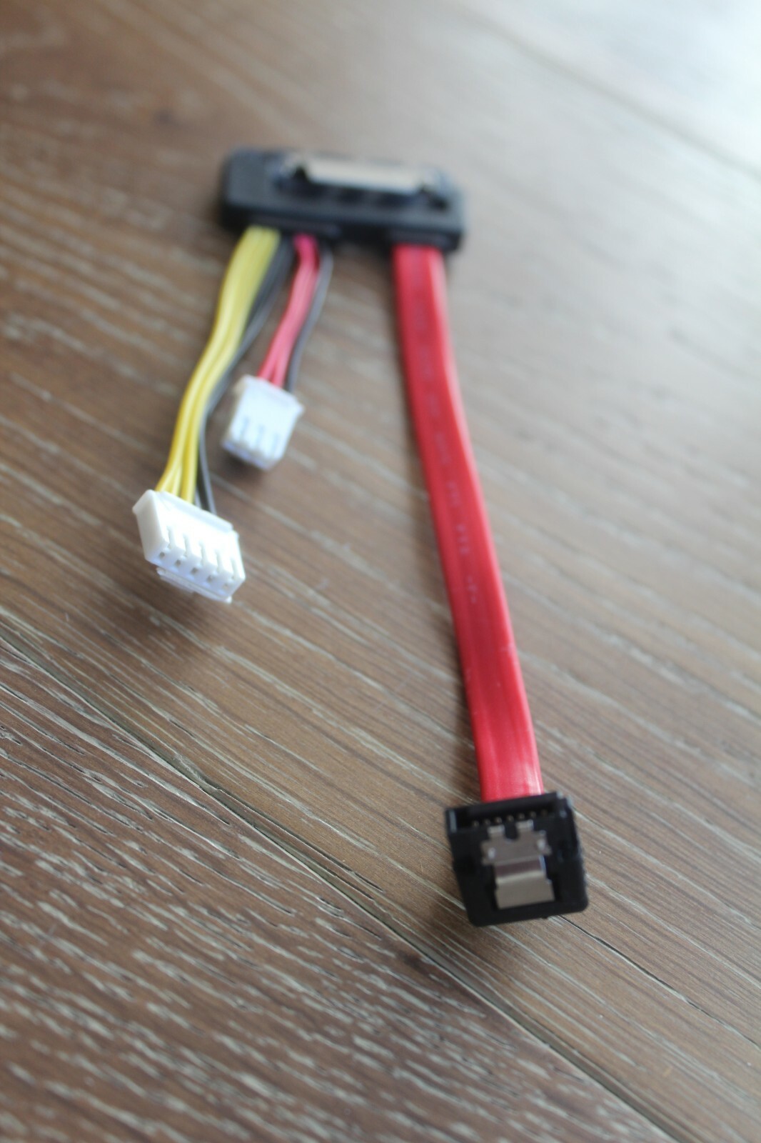 15+7 Pin Serial ATA Power Data to 3+5 Molex Power SATA HDD Hard Drive Data Cable