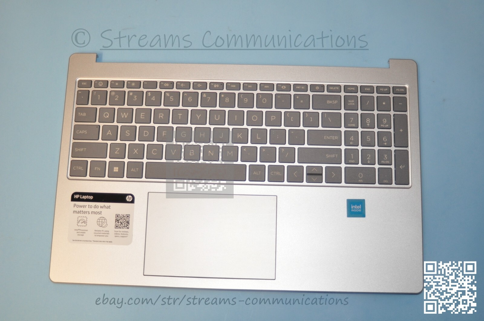 HP 15-FD 15-fd0xxx 15-fd0083wm Laptop Top Cover (Silver) -w/ Keyboard + Touchpad