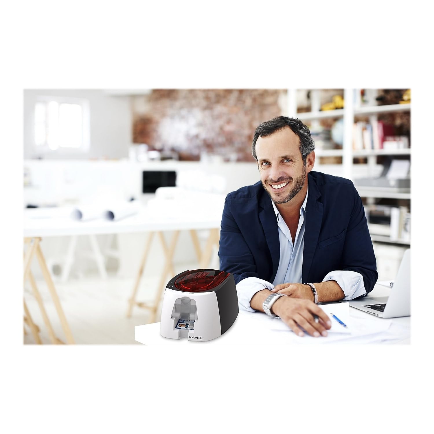Evolis Badgy Badgy200 Single-Sided Card Printer