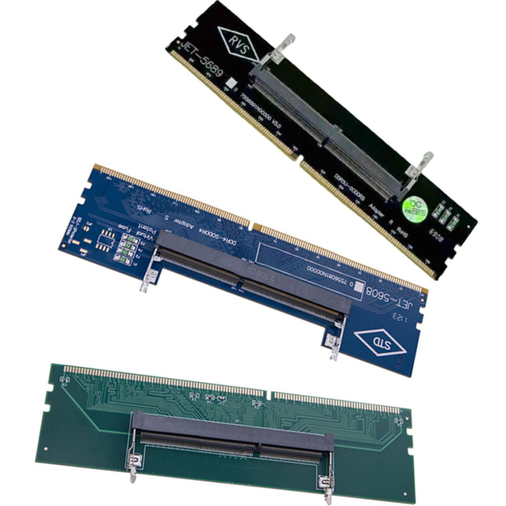 DDR3 DDR4 DDR5 Laptop To Desktop Memory Adapter Card SO-DIMM To PC DIMM Cards