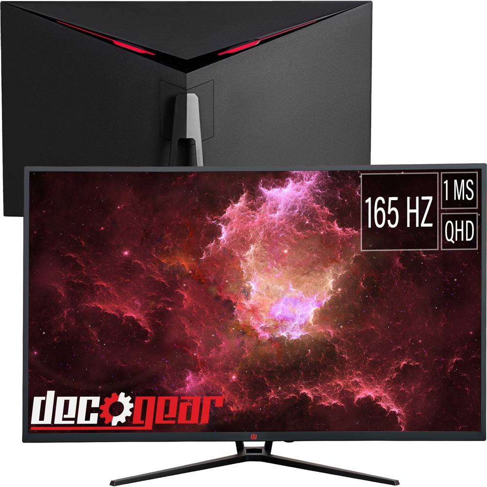Deco Gear 39″ Curved Gaming Monitor, 2560×1440, 1ms MPRT, 165 Hz, 4000:1, HDR 40