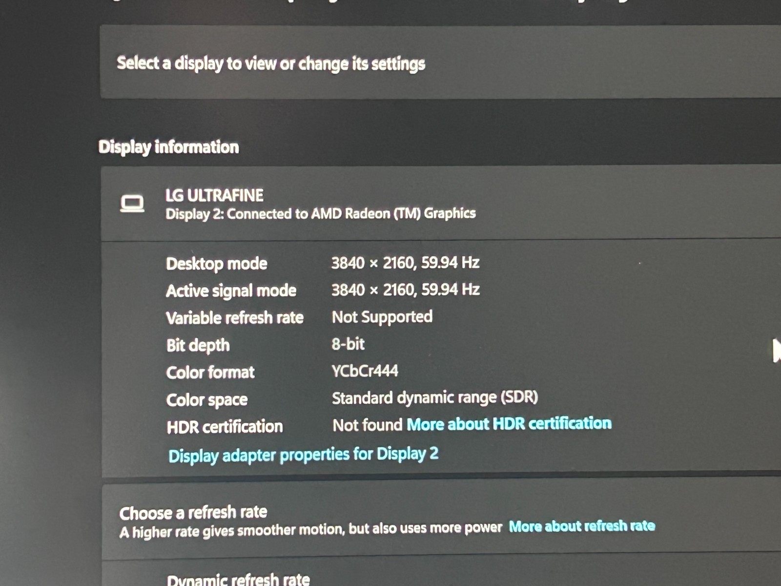 LG UltraFine 27US500-W 27″ 4K UHD IPS HDR Monitor-Open Box
